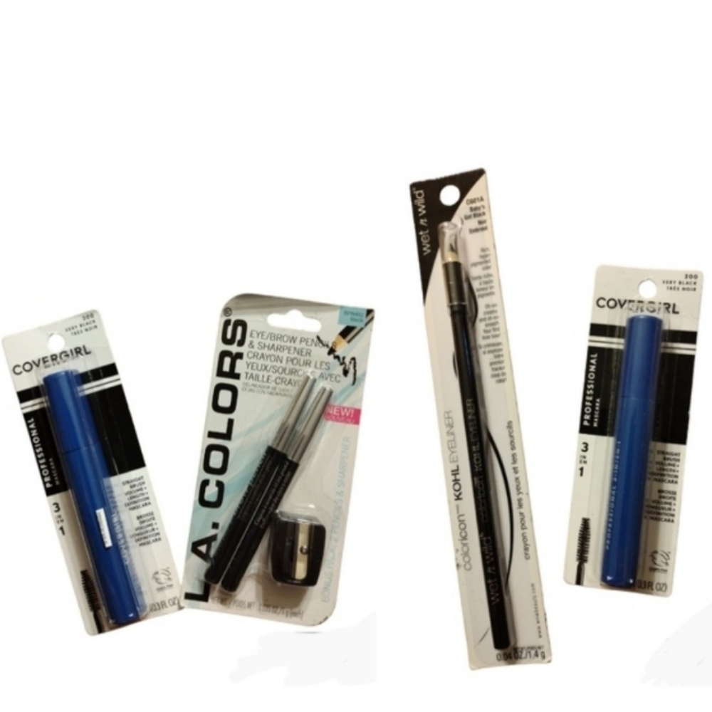 Covergirl Mascara, Eyeliner  Makeup Bundle